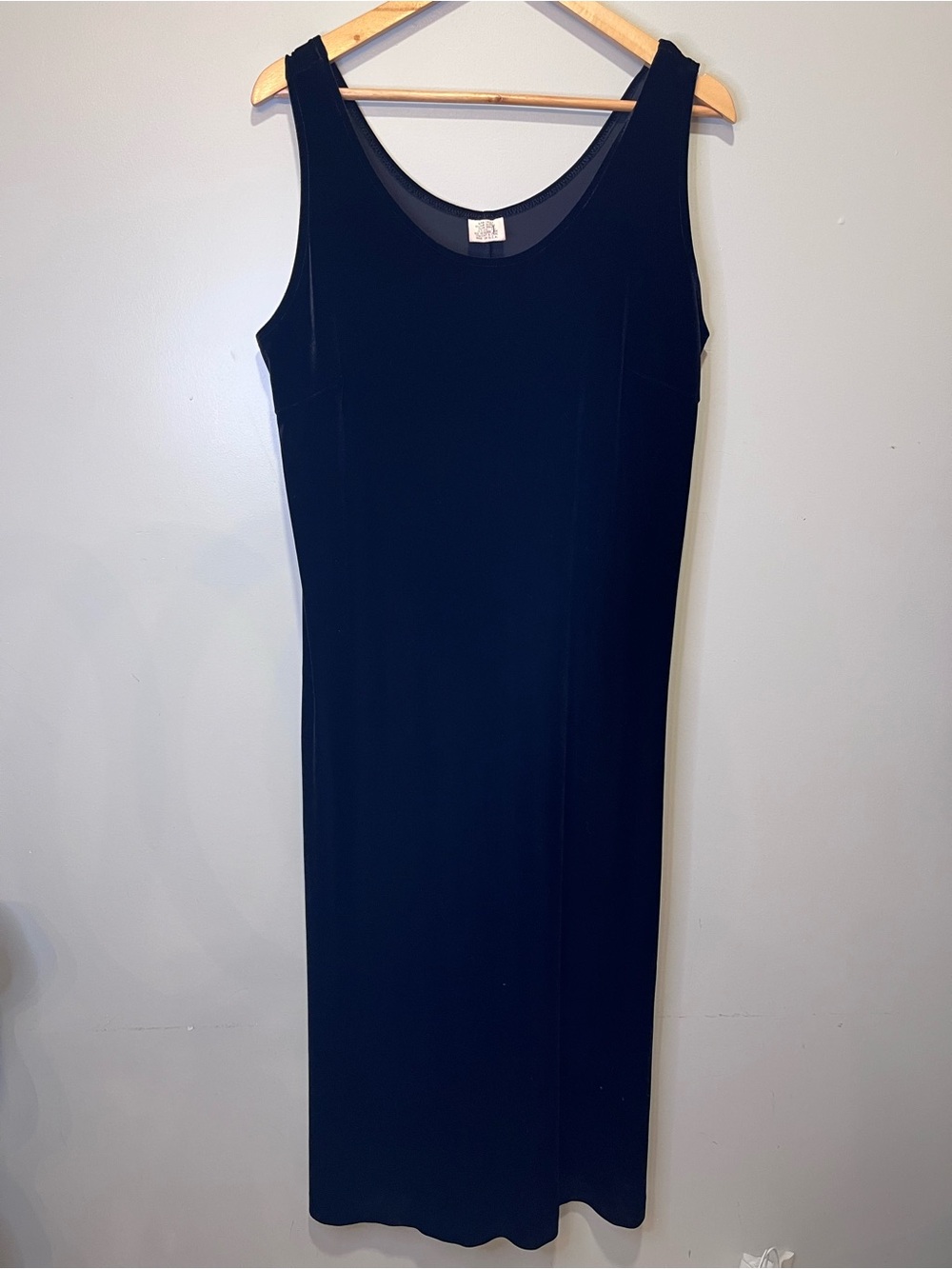 Classic Black Timeless Sleeveless Maxi Dress - Vintage Velvet